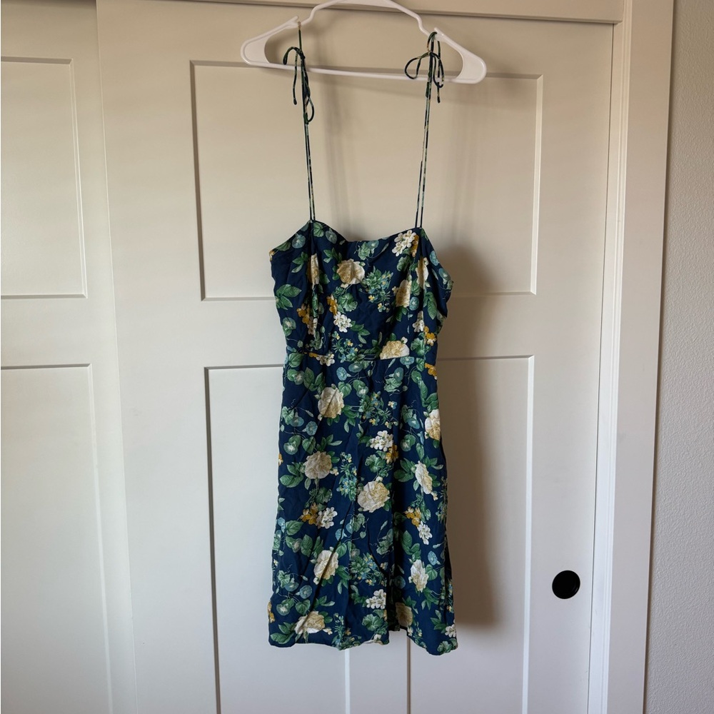 Old Navy Blue Floral Dress